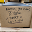 Paket PP 0,8 mm svart, 10 skivor à 61 x 37 cm