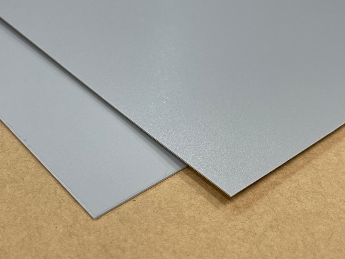 Paket PP 0,8 mm grå, 10 skivor à 61 x 37 cm