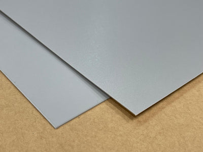 Paket PP 0,8 mm grå, 10 skivor à 61 x 37 cm